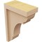 Ekena Millwork 3"W x 6"D x 9"H Classic Bryant Rough Cedar Woodgrain TimberThane Corbel, Primed Tan CORUR03X06X09BRYRCPR - alternate 6